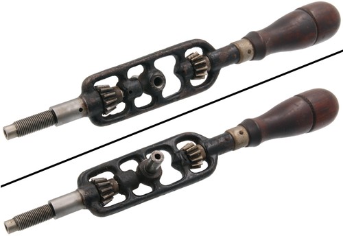 Orig. Handle/Shaft for Millers Falls No. 5 Hand Drill-Magazine Hdl.-mjdtoolparts