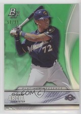 2016 Bowman Platinum Presence Green 50/99 Orlando Arcia #PP-15 0b2