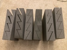 Auralex Studiofoam DST-114 Acoustic Panel 12 Pack - Charcoal Gray New