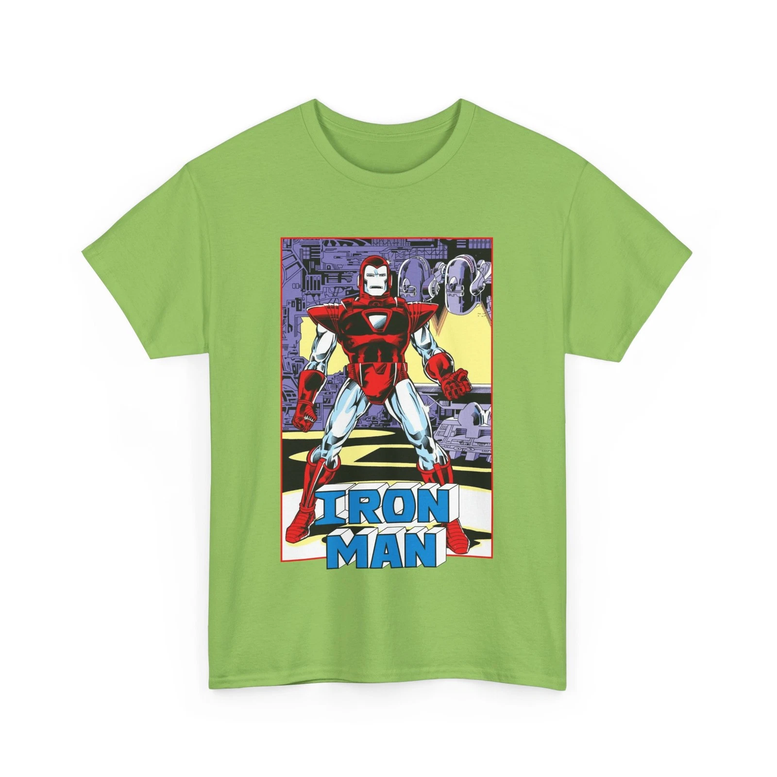 Iron Man T-Shirt - Tony Stark - Silver Centurion Armor - Marvel Comics