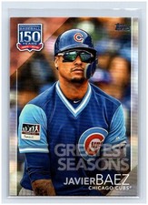 2019 Topps Update Javier Baez 150 Years of Professional Baseball #150-88 Insert