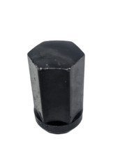 Pack Of 15 Black Cone Seat Acorn Style Lug Nuts M14x1.5 For Wheels