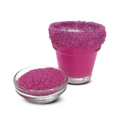 Snowy River 16oz Pink Cocktail Margarita Rimming Sugar - Medium Crystal Texture