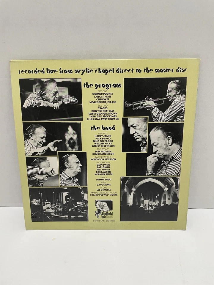 HARRY JAMES & HIS BIG BAND-SHEFFIELD LAB 3-THE KING JAMES VERSION-LP 1976 VG - Image 2 of 4