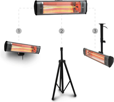 #ad Heat Storm Tradesman 1500W Infrared Heater Tripod Combo $268.77