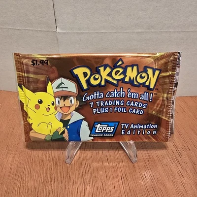 Pokemon Topps Trading Cards TV Animation Edition Factory Sealed - Image 1 of 4