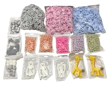 500+ Silicone Lantern Focal Chewing Bead Teethers DIY Nursing Necklace Bracelet