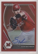 2021 Panini Prizm Draft Picks Red Prizm Auto 23/50 Sam Bachman #PDP9 Auto 09an