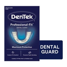 Mouth Guard for Nighttime Teeth Grinding, Professional-Fit Dental Guard, 1 Count