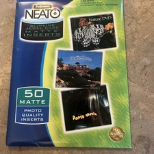 Fellowes NEATO 50 Slimline Jewel Case Matte Inserts