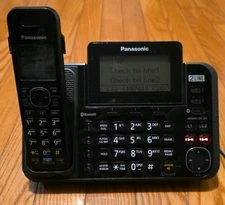 Panasonic Link2Cell Bluetooth Cordless Phone Answering Machine 2-Line