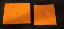 Authentic HERMES Paris Empty Boxes w/ HERMES Dust Bags
