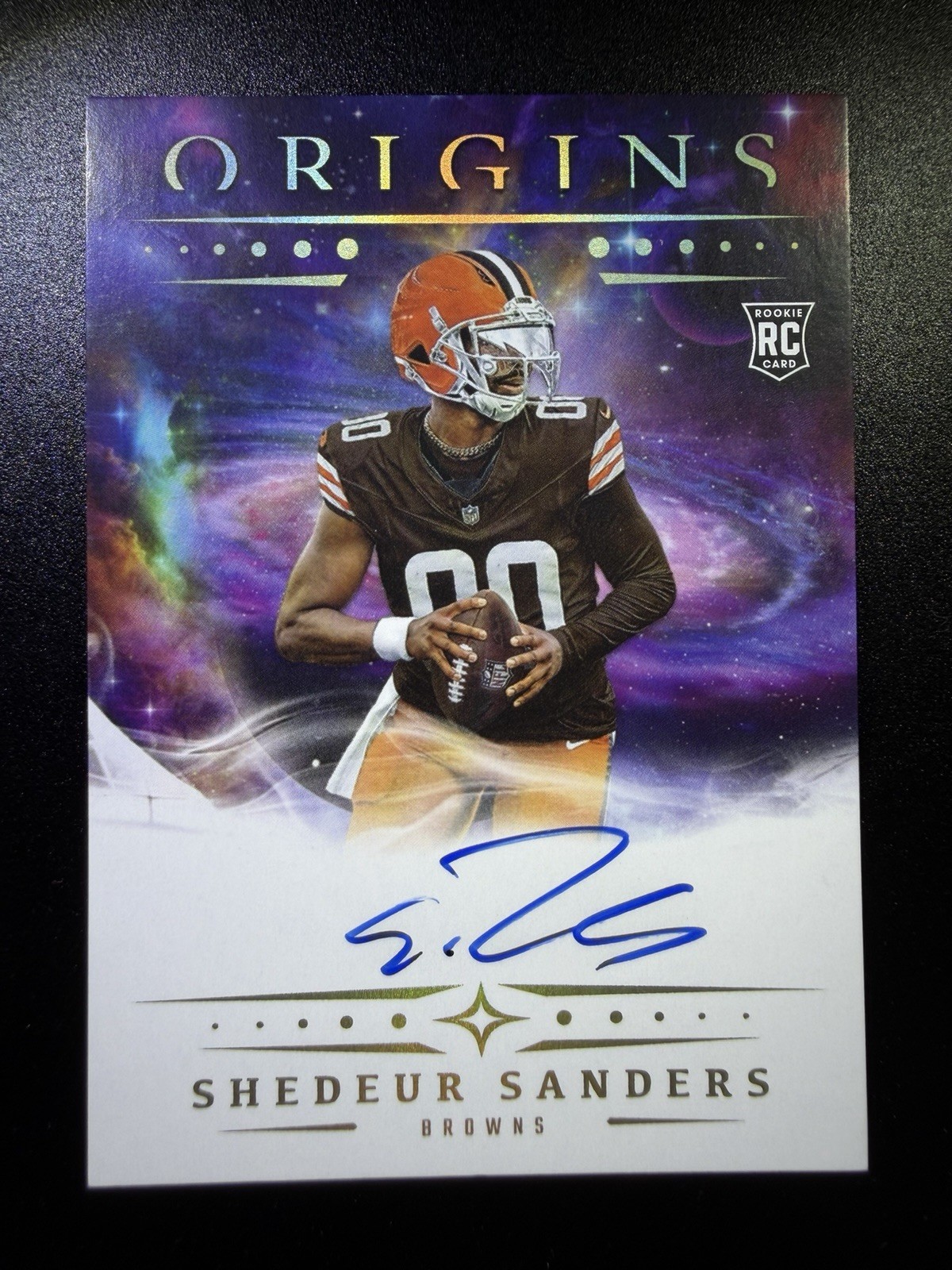 2025 Panini Origins - Rookie Autographs Shedeur Sanders #RA-SSA RC Auto