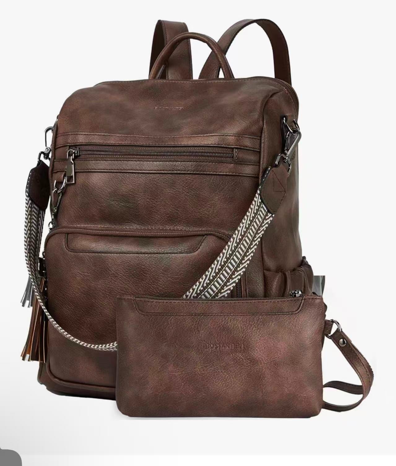 Purse Leather Travel Backpack Fashion Designer Ladies