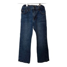 Wrangler Kids Dark Blue Classic Boot Cut-Leg Jeans Size 7