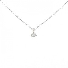 Authentic PT850 Solitaire Diamond Necklace 0.1CT 260-007-969-2052