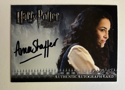 HARRY POTTER Autograph Artbox WITCHER Anna Shaffer Auto Romilda