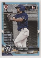 2018 Bowman Draft Sky Blue 386/499 Micah Bello #BD-111 j2c