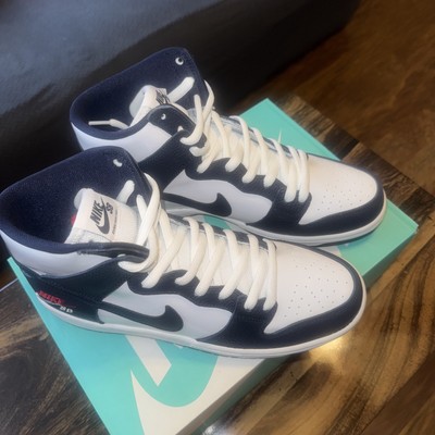 Nike SB Dunk High Pro Future Court Men 10 Obsidian White Dream Team 854851-441