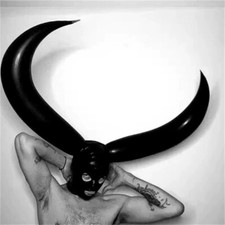 Inflatable latex mask hood party halloween latex hood