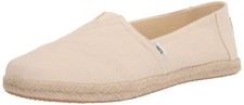 TOMS Women's, Alpargata Rope Recycled Espadrille Slip-On, 9.5, Natural