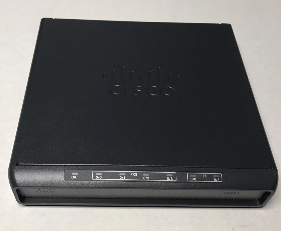 Cisco VG204 Analog Voice Gateway VoIP Adapter - Tested Working *No Power Cable* - Image 3 of 4