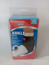 Walgreens Ankle Stabilizer One Size Fits Left/Right Black 526723 Sports Running 