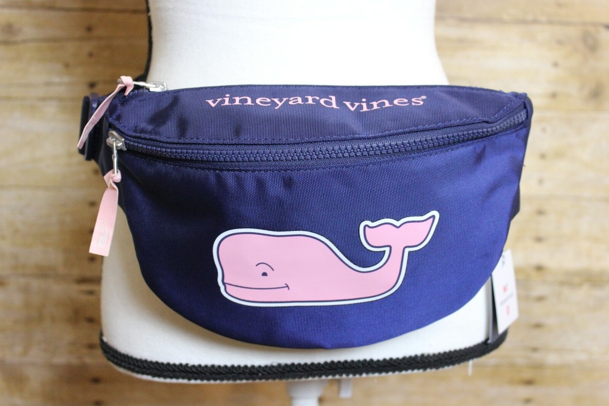 Vineyard Vines for Target Navy Pink Whale Adjustable Waist Fanny
