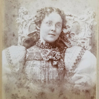 Cabinet Card Woman Wearing Puffy Dress William Ashman Baltimore Maryland |  eBay