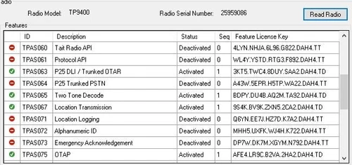 Tait TP9400 TP9460 762-870 MHZ AES DES Other Options Installed Tested & Tuned - Picture 5 of 7