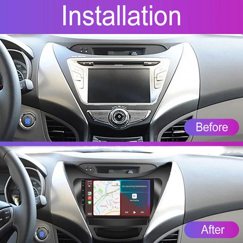 9" Android 13 Carplay Car Stereo Radio For Hyundai Elantra 2011-2013 GPS Navi - Bild 2 von 18