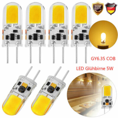 4/8/12PCS G4 GY6.35 LED DC 12V 3W 5W SMD Leuchtmittel Lampen Kaltweiß Warmweiß