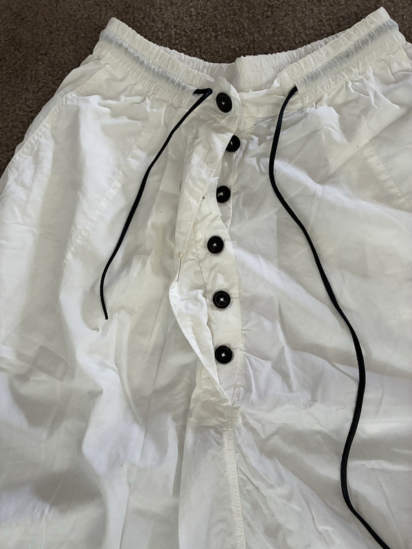 RUNDHOLZ DIP    FABULOUS wide-leg  WHITE     HAREM / PANTS   s. S   NWT  GERMANY