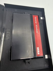Rescue Mission (Sega Master System, 1988) CIB Complete w Manual
