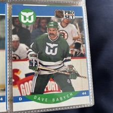 1990-91 Pro Set #99 Dave Babych Hartford Whalers
