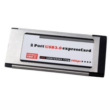 PCI-E PCI Express To 2 Port USB 3.0 34 mm Expresscard Card Converter Adapter