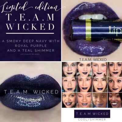 Lipsense in T.E.A.M Wicked Long Lasting Liquid Lip Color by SeneGence Halloween
