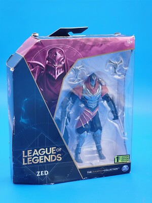 NEW Spin Master 6062261 League of Legends ZED 6'' Figure with Accessories