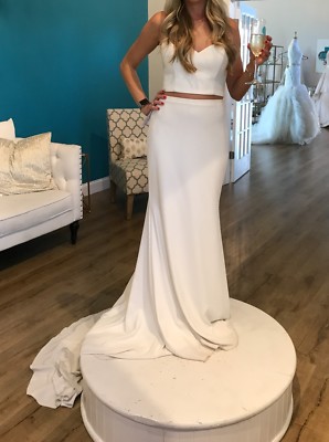 Mikaella Wedding Dress and Willowby by Watters Tulle Over-Shirt | eBay Mikaella Wedding Dress and Willowby by Watters Tulle Over-Shirt | eBay
