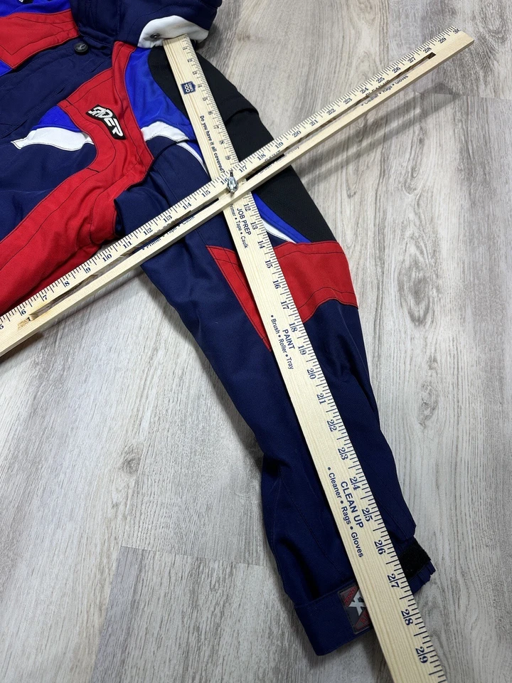 Spyder Kids 16 Thinsulate Ski Jacket Hood Zip Off Sleeves Vest Vail Embroidery - Image 3 of 4