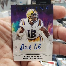 2022 Panini Chronicles Draft Picks Origins Blue Damone Clark Auto Rc # DCL...