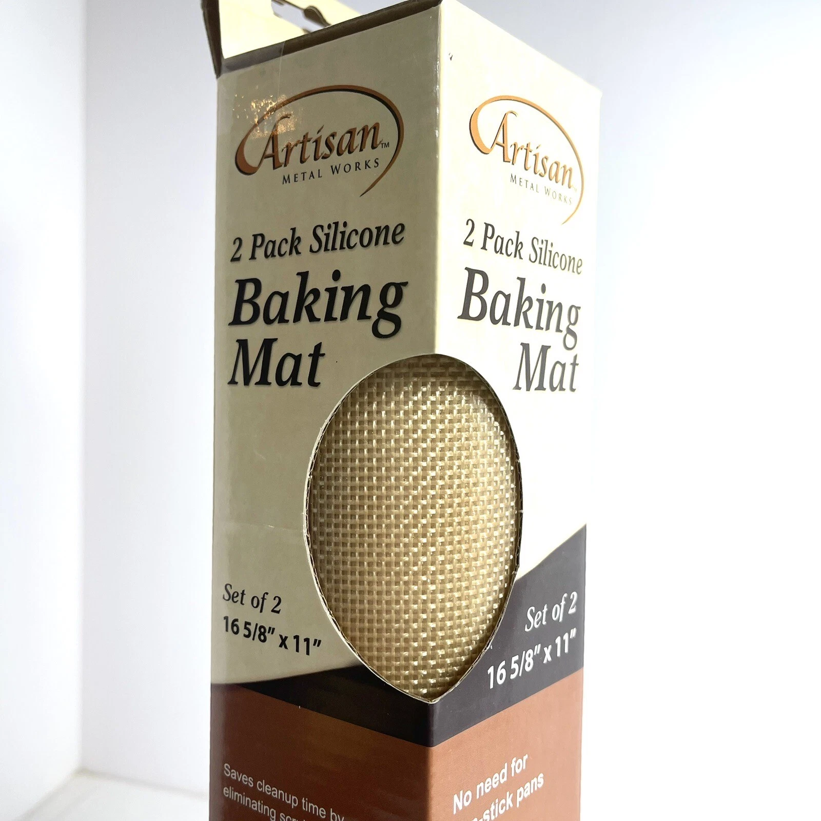 New Artisan Silicone Baking Mat Set (2 pk.) Non Stick Surface
Opens in a new window or tab