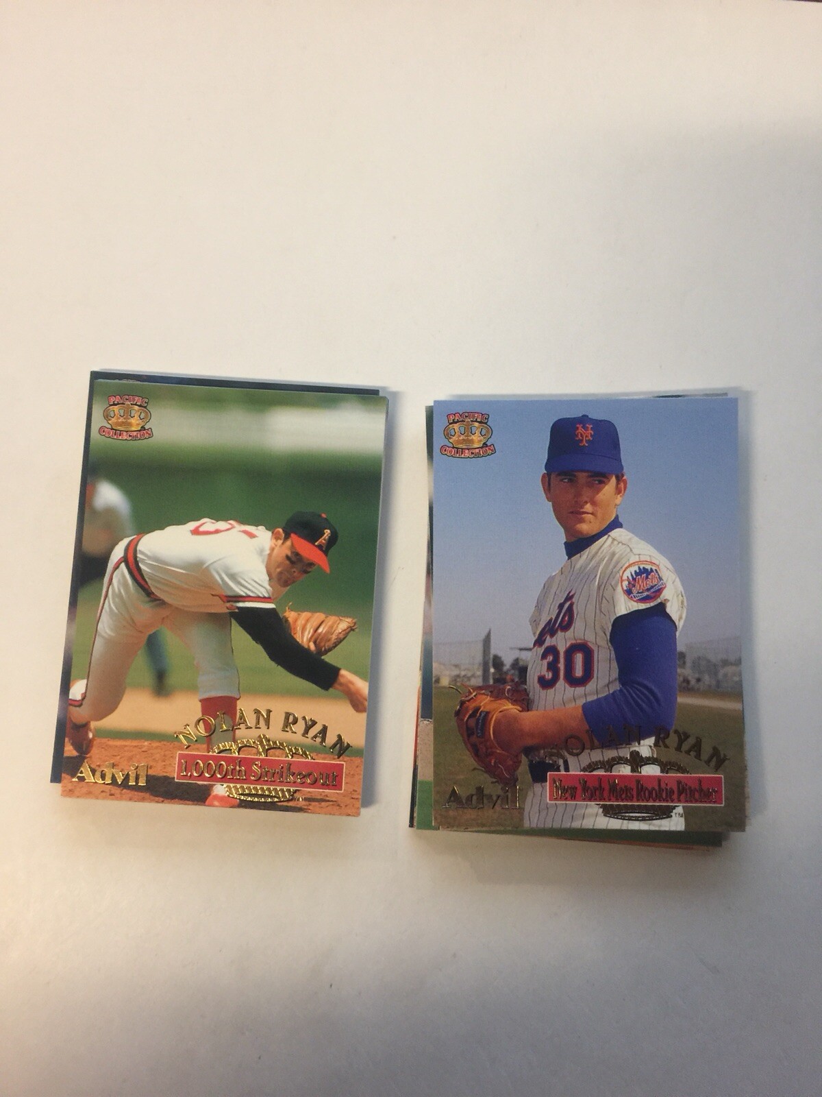 1996 Pacific Advil Nolan Ryan Singles You Pick