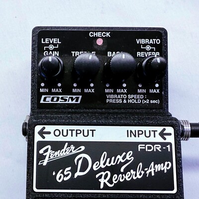 BOSS FDR-1 Fender '65 Deluxe Reverb Amp Guitar Effect Pedal Free