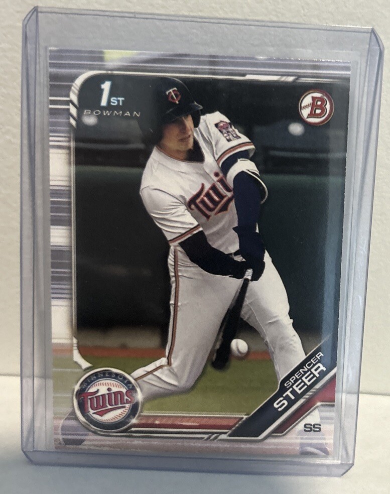 2019 BOWMAN DRAFT Paper 1st Bowman SPENCER STEER #BD-153 Reds