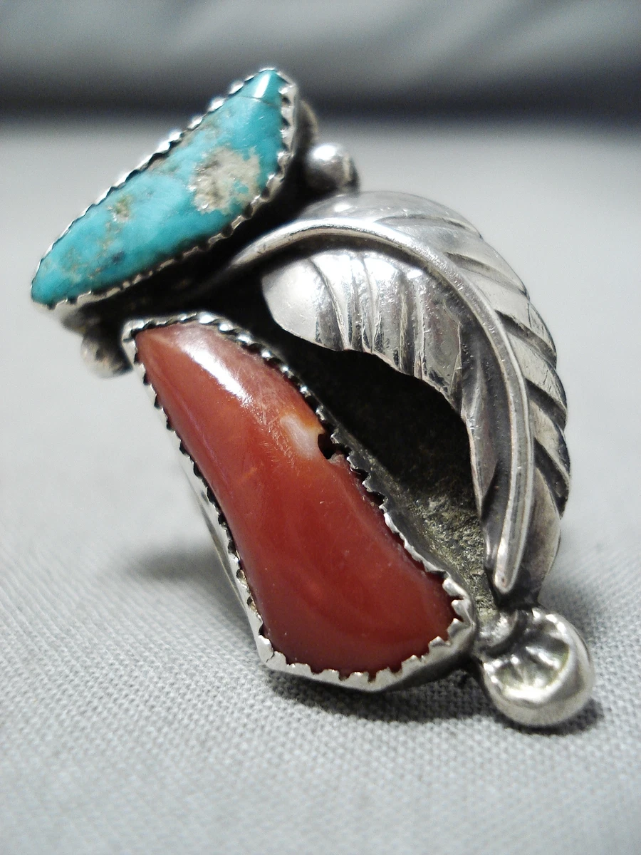 Turquoise coral ring sale