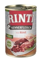 Rinti Kennerfleisch Pur Senior Rind 12X400G Nassfutter Feuchtnahrung Hundefutter