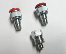 Quick Hydraulic Coupler Male and Female 1/4" 3 pcs