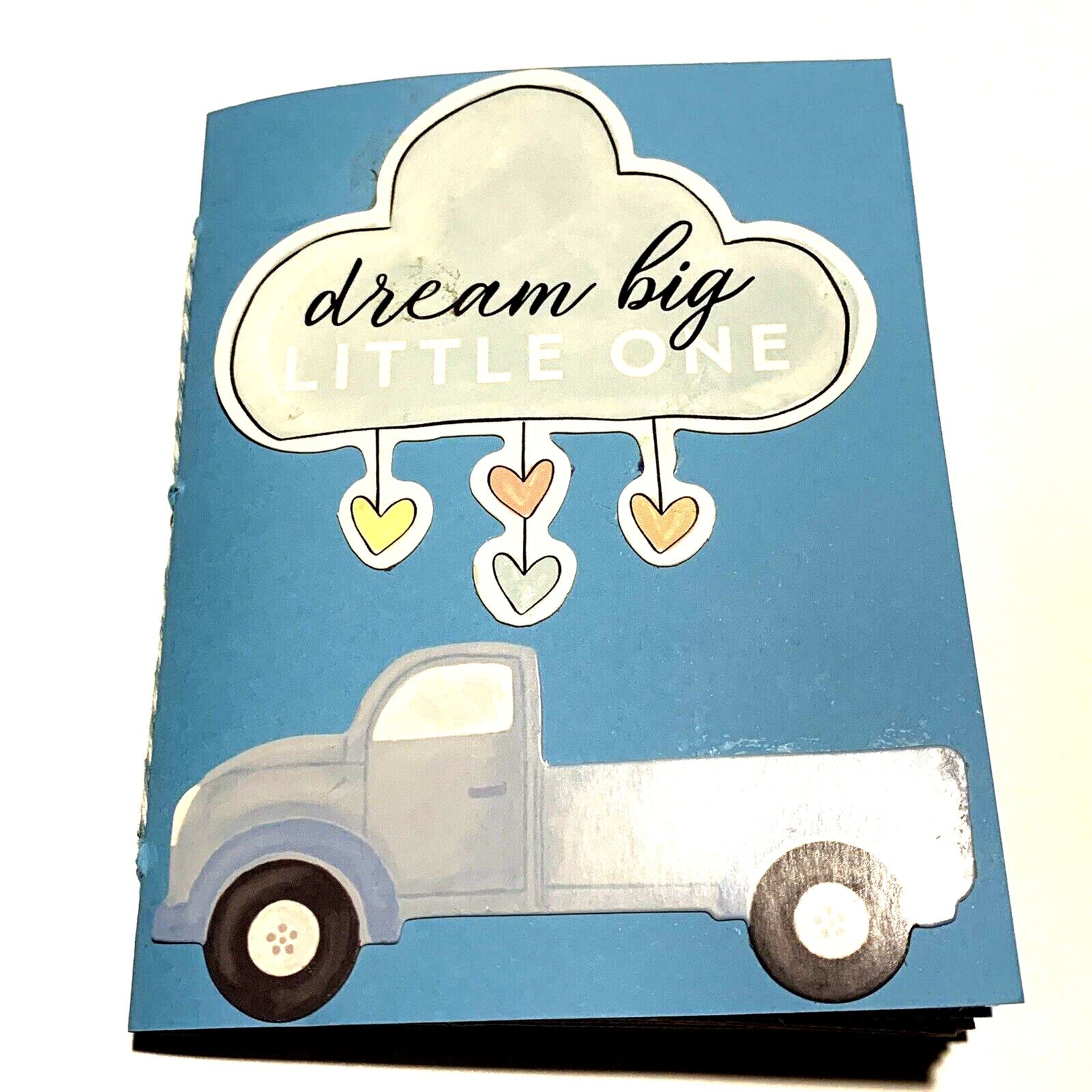 Handmade Baby Book Junk Journal Photo Album Journaling 4.25" x 5.75" 40 pages