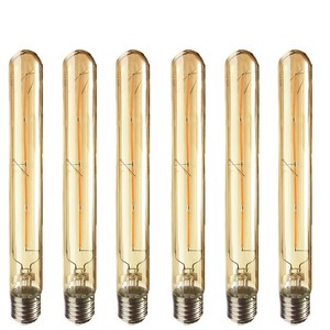 6 Pcs E27 Vintage Led 4w Edison Style Filament Test Tube Light Bulb T30 225 Ebay